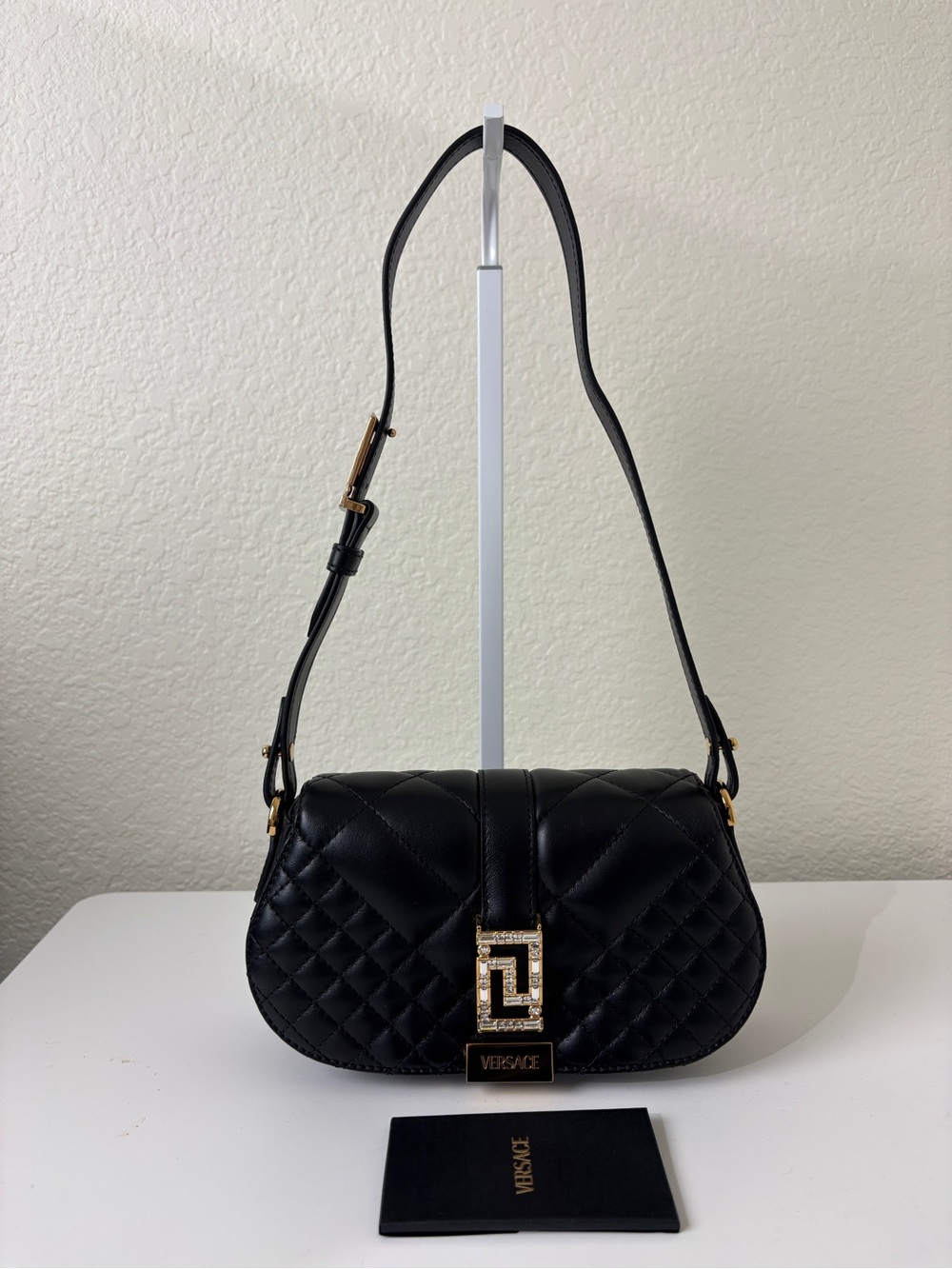 Versace Greca Goddess mini bag black New